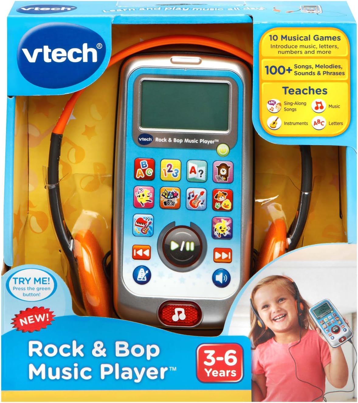 VTech Rock and Bop Music Player, Blue