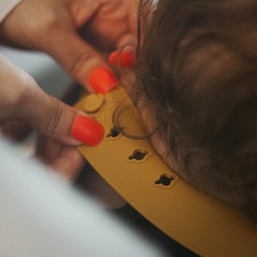 Moonkie Silicone Baby Bibs Set Of 2 | BPA Free Waterproof | Soft Flexible Adjustable Silicone Bibs for Babies & Toddlers(Ether/Sage)