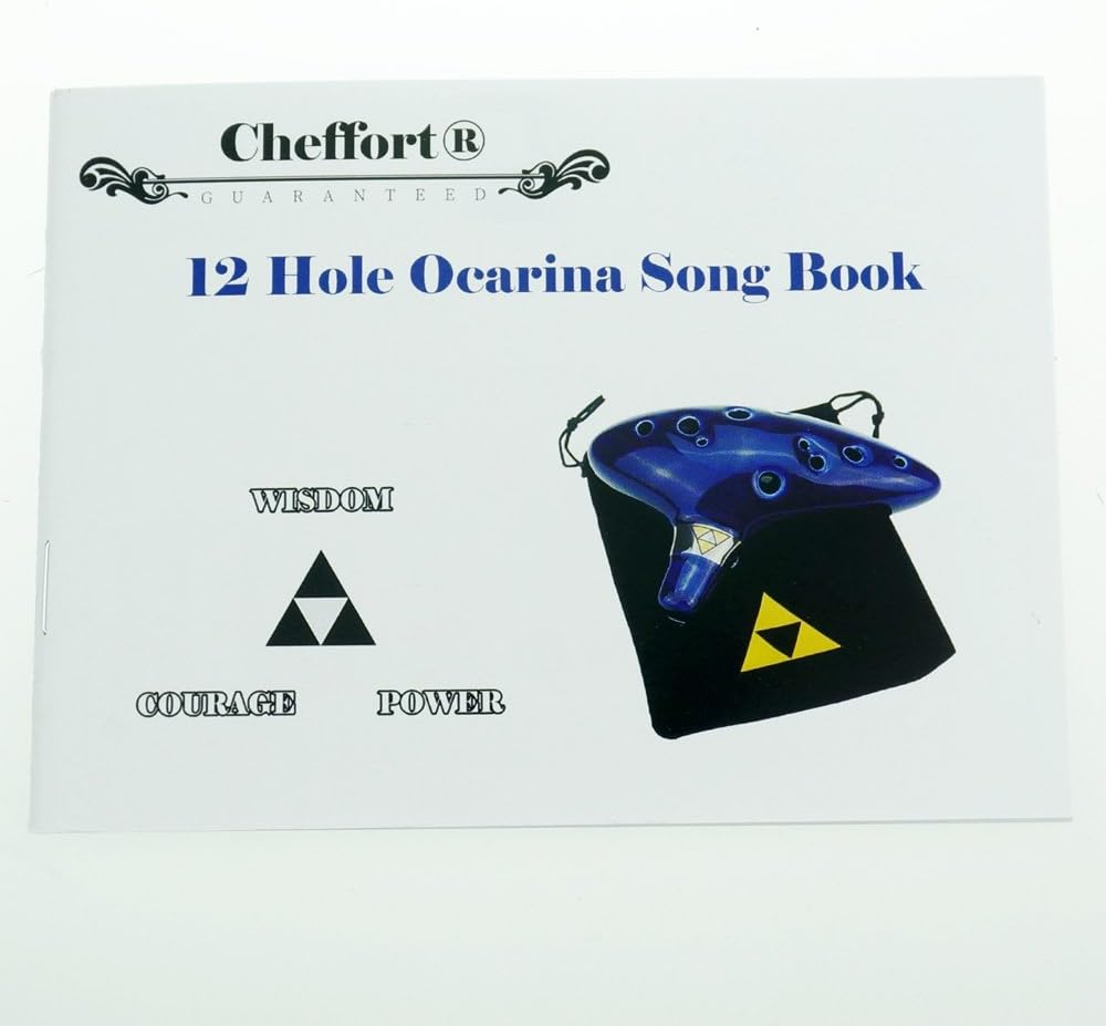 "Cheffort" 12 Hole Ocarina From Legend of,Alto C with Protective Bag,Buy ocarina,ocarina of time,Play by Link