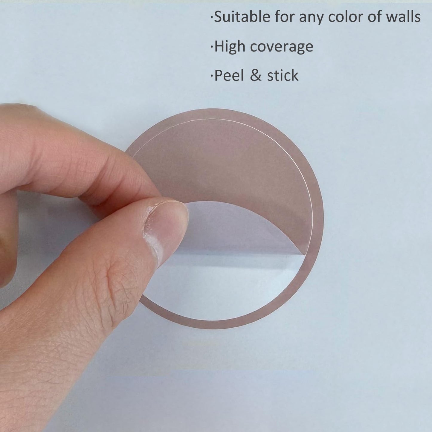 Boho Polka Dot Wall Decals Pink Dots Wall Sticker for Kids Baby Girls Living Room Bedroom Playroom (12 Sheets)