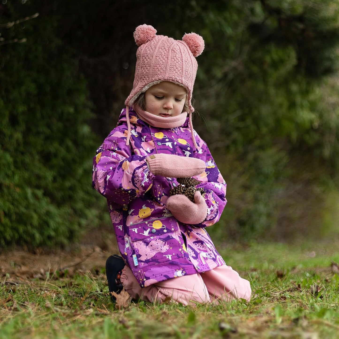 JAN & JUL Waterproof Fleece Lined Rain Jacket, Raincoat for Kids