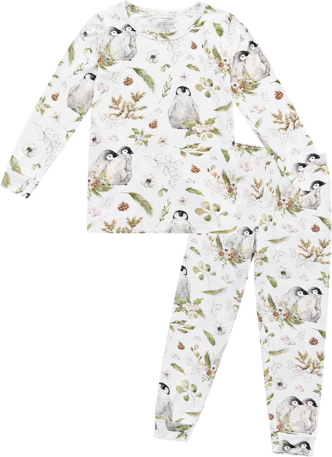 BABY 2T-10Y Toddler Kids Girls Boys Soft Comfy Viscose 2pcs Set Long Sleeve Plain Shirts and Pants Sets