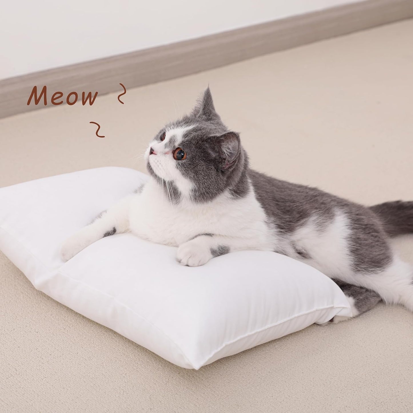 NTBAY Toddler Pillows, Down Alternative 13"x18" Pillows, Machine Washable - Soft and Breathable Travel Small Pillows for Sleeping, Ideal for Daycare, Crib, Cot, Sea Green